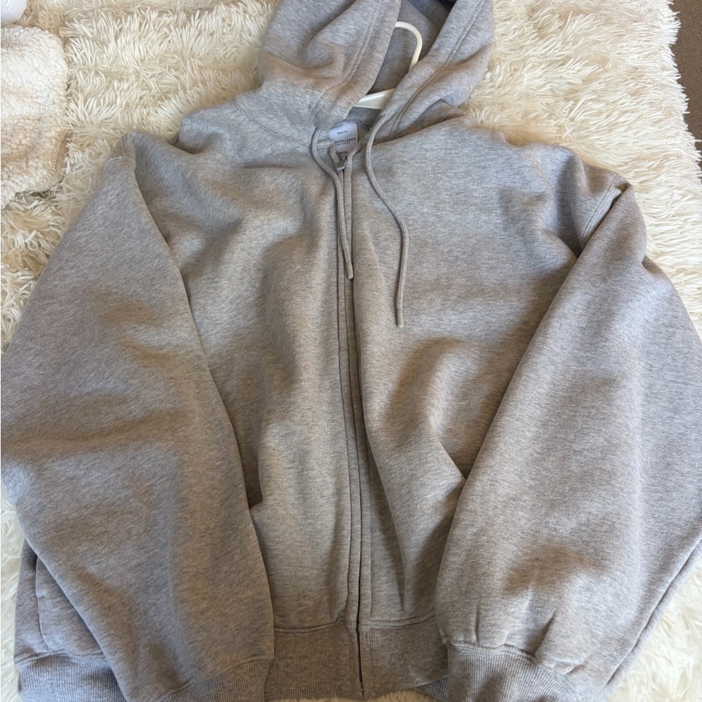 Aritzia Heather Gray Sweatfleece Hoodie